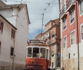 City trams Stock Photo 02