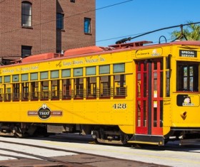 City trams Stock Photo 07