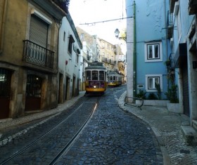 City trams Stock Photo 09