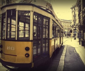 City trams Stock Photo 10