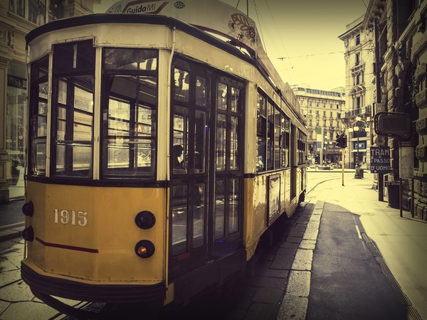 City trams Stock Photo 10