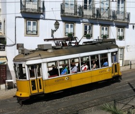 City trams Stock Photo 12