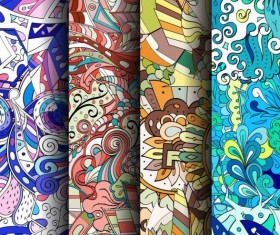 Classical colored pattern seamless vectors 02