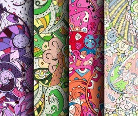 Classical colored pattern seamless vectors 04