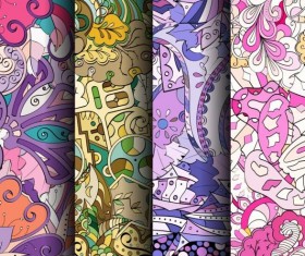 Classical colored pattern seamless vectors 07