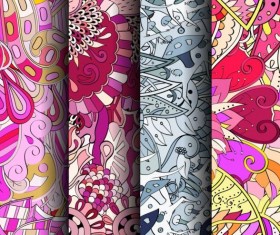 Classical colored pattern seamless vectors 12