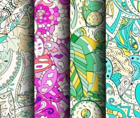 Classical colored pattern seamless vectors 14