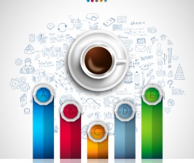 Coffee infographics creative design vector 05