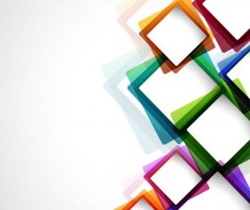 Colored box abstract background vector