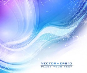 Colorful abstract wavy with grunge background vector