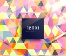 Colorful geometry background abstract vector 01