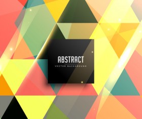 Colorful geometry background abstract vector 06