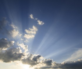 Cover the sunny clouds Stock Photo