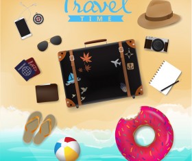 Creative travel template vectors material 01