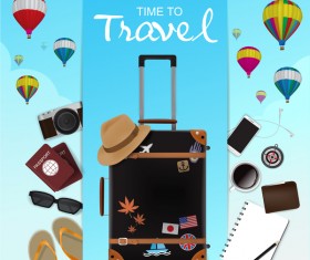 Creative travel template vectors material 05