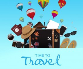 Creative travel template vectors material 06