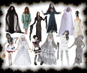 Creepy Chicks Photoshop Brushes