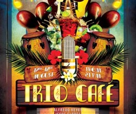 Cuban Live Salsa Flyer PSD Template