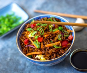 Delicious snacks Stock Photo