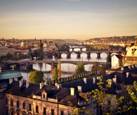 Different styles of urban architecture Stock Photo 09