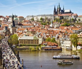 Different styles of urban architecture Stock Photo 12