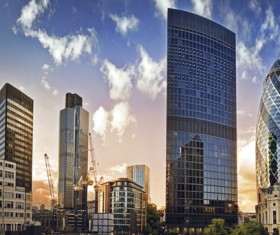 Different styles of urban architecture Stock Photo 16