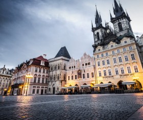 Different styles of urban architecture Stock Photo 21