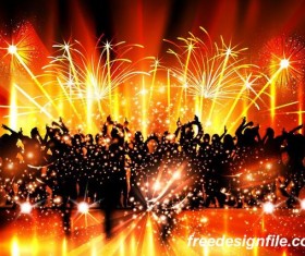 Disco party background creative vector 06