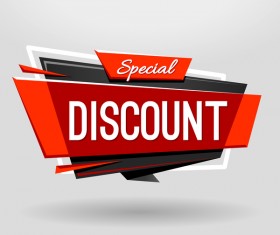 Discount Banner vector