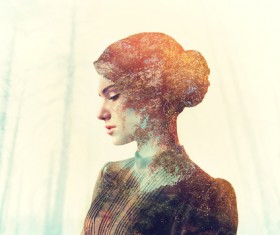 Double Exposure Photos Stock Photo 11