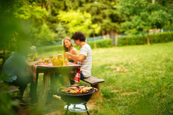 Family barbecue party HD picture