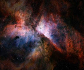 Fantasy beautiful space nebula Stock Photo 09