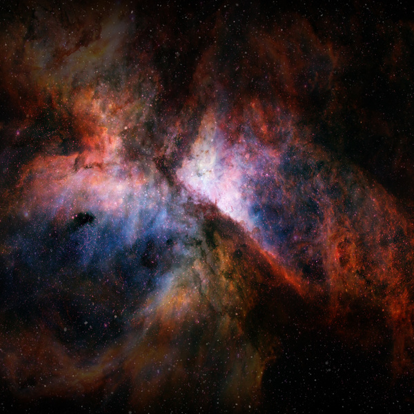 Fantasy beautiful space nebula Stock Photo 09