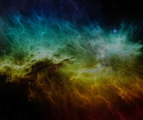 Fantasy beautiful space nebula Stock Photo 11