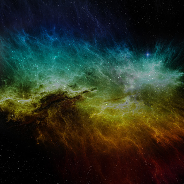 Fantasy beautiful space nebula Stock Photo 11