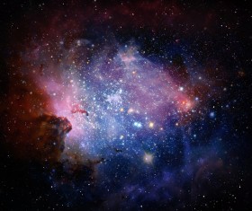 Fantasy beautiful space nebula Stock Photo 17