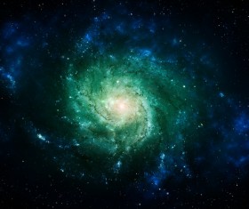 Fantasy beautiful space nebula Stock Photo 19