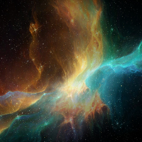 Fantasy beautiful space nebula Stock Photo 27