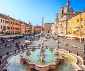 Fashion capital of Italy Stock Photo 03