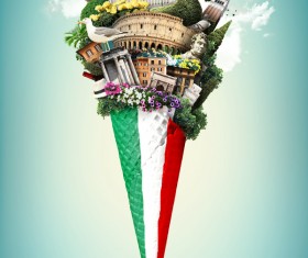 Fashion capital of Italy Stock Photo 04