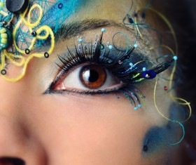 Fashion eye shadow Stock Photo