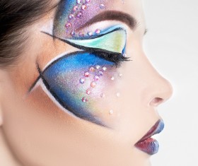 Fashion make-up female model Stock Photo 03