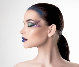 Fashion make-up female model Stock Photo 11