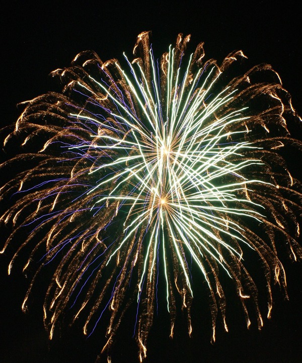 Festive night beautiful fireworks HD picture 19