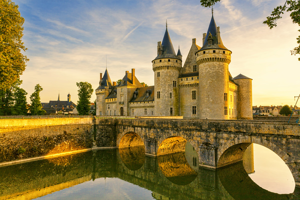 French traditional European castle Stock Photo 03