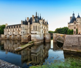 French traditional European castle Stock Photo 05
