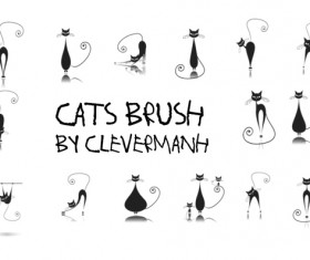 Funny Cats Photoshop Brushes