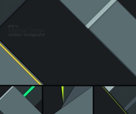 Geometric layered abstract background vector 01