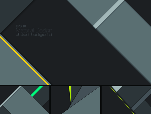 Geometric layered abstract background vector 01