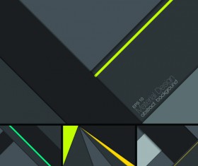 Geometric layered abstract background vector 02